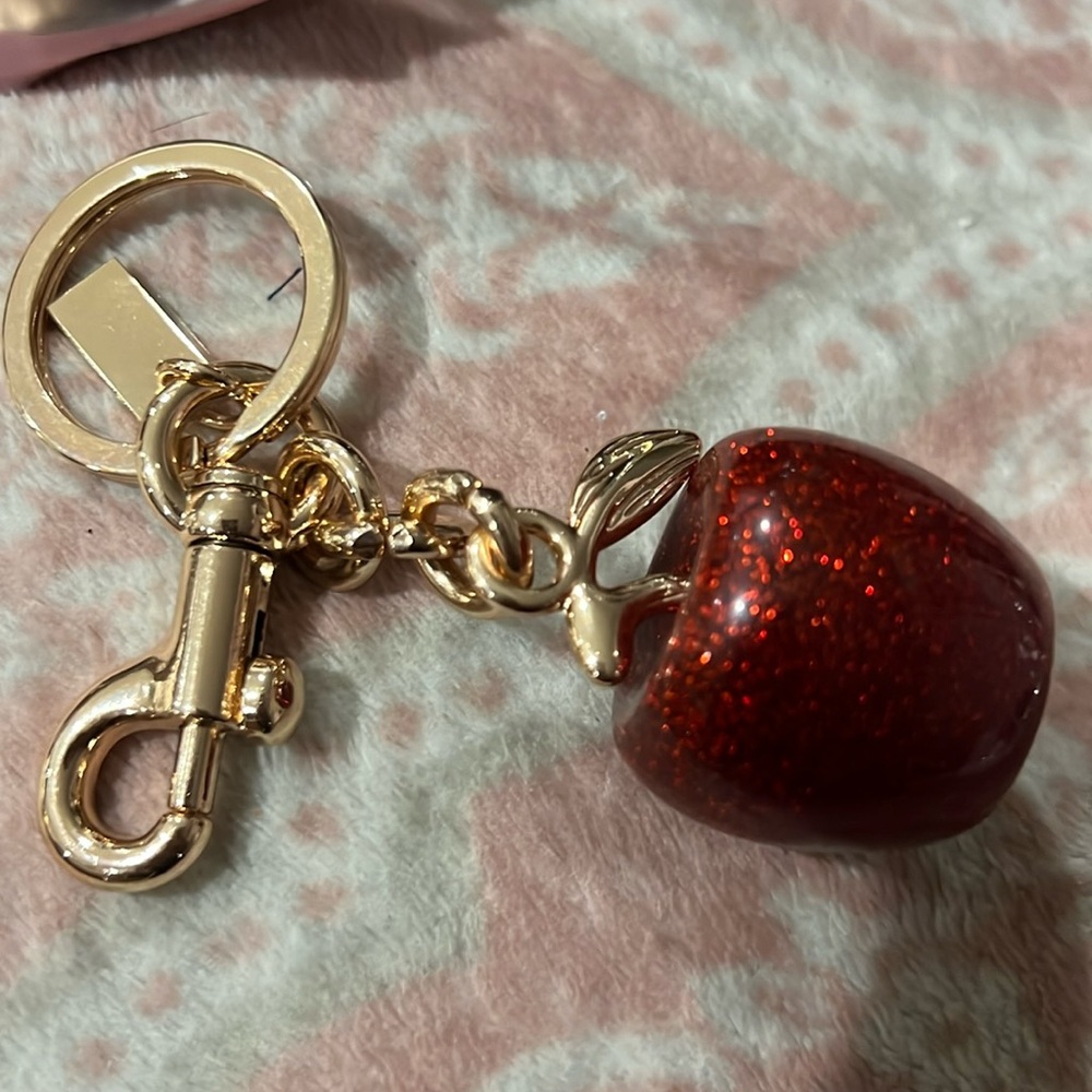Beautifully apple key chain bag charm
